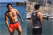 Khoe body ở Monaco, Đoàn Văn Hậu bị soi điểm này trên cơ thể