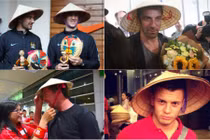 Ngôi sao bóng thế giới sang Việt Nam rất "kết" nón lá