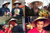 Ngôi sao bóng thế giới sang Việt Nam rất "kết" nón lá