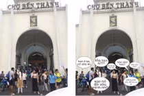 Nhờ dân mạng sửa ảnh tại chợ Bến Thành, cô gái mắc sai lầm lớn