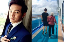 Trai đẹp nắm tay bà đi khắp thế gian gây bão mạng