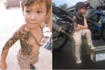 Thất kinh trước cảnh những đứa trẻ xăm mình bặm trợn