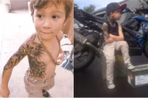 Thất kinh trước cảnh những đứa trẻ xăm mình bặm trợn