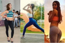 Dàn gái xinh bất ngờ nổi tiếng nhờ vòng ba siêu khủng