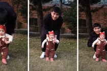 Vợ chồng Đoàn Văn Hậu khoe món quà tuyệt vời năm mới 2025