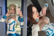 Biến hình thành Emma Frost, nữ coser khiến netizen "ngộp thở" vì vòng 1