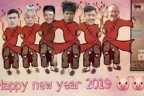 Cười đau ruột với bộ ảnh chế cầu thủ Việt Nam về nhà ăn Tết