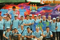 CĐV Man City Việt Nam diễu hành hoành tráng đón cầu thủ