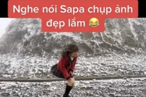 Săn tuyết "sống ảo" bất chấp, gái xinh mặc váy ngắn nhận cái kết