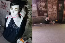 Dân mạng dựng tóc gáy với những thứ được vứt ra đường buổi đêm