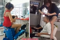 Những màn cắt tóc bá đạo, đè đầu cưỡi cổ khách gây sốc