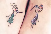 Thêm hình xăm cực đáng yêu dành cho các cặp đôi