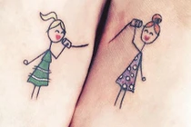 Thêm hình xăm cực đáng yêu dành cho các cặp đôi