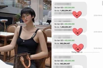 Bạn gái cựu tuyển thủ đội tuyển Việt Nam khoe tài khoản tiền tỷ