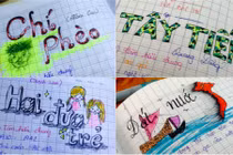 Ngắm tác phẩm của nữ sinh 9X được mệnh danh “thánh vẽ vở” 