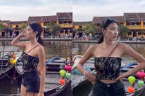 Gái xinh dạy Yoga đến Hội An khoe gu ăn mặc cực cháy