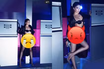 Ngọc Trinh lộ ảnh mới, cắt xẻ sâu hoắm làm "đau mắt" netizen