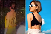 Khoe lưng trần gợi cảm, hot girl Trâm Anh khiến netizen xao xuyến