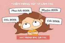 Hội chị “bán than” với thảm họa làm tóc dịp Tết