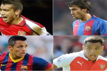 Những ngôi sao bóng đá từng khoác áo Arsenal và Barcelona