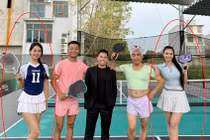 Mỹ nhân chơi Pickleball với Quang Linh Vlogs toàn hot girl, hoa khôi
