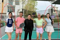 Mỹ nhân chơi Pickleball với Quang Linh Vlogs toàn hot girl, hoa khôi