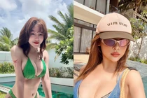 Cựu hot girl Elly Trần và Huyền Baby vẫn nóng bỏng dù 2 con 