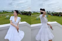 Khoe ảnh "kín cổng cao tường", Trâm Anh vẫn nhận vạn lời khen