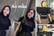 Hí hửng đặt chiếc áo đen tay rủ cầu kỳ, cô gái "sốc" khi nhận hàng