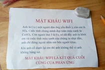 Muôn kiểu mật khẩu wifi “hack não” gây ức chế cho người xin
