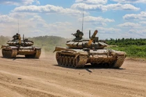 Nga triển khai xe tăng T-72B3 tới quần đảo tranh chấp với Nhật Bản