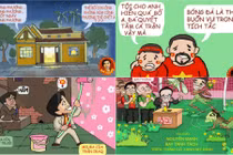 Tranh vẽ hài hước về ĐTVN ở vòng loại World Cup 2018 