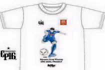 Cha đẻ truyện Subasa vẽ Công Phượng lên áo bán từ thiện