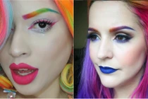 Phát hoảng với "mốt" nhuộm lông mày màu sắc của giới trẻ