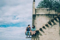 “Nấc thang lên thiên đường”, điểm sống ảo cứ ngồi là có ảnh đẹp