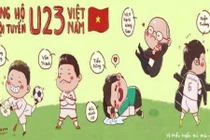 "Nam thần sân cỏ" U23 Việt Nam cực dễ thương qua bộ ảnh hài hước