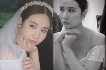 Hot girl Huyền Lizzie đăng ảnh diện váy cưới, netizen râm ran 