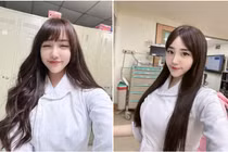 Nữ y tá Đài Loan sở hữu vòng 1 "đốt mắt", ai ngắm cũng mê