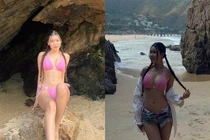 Người yêu Đặng Văn Lâm diện bikini thả dáng làm netizen xiêu lòng