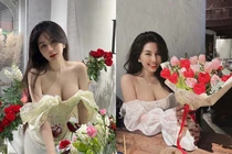 Hot girl số 1 Sài thành chuộng mốt khoe trễ nải khoe vòng 1 siêu đẹp