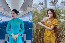 Cởi bộ đồng phục, nữ tiếp viên hàng không thi Miss Grand Vietnam 2022