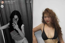 "Hot girl boxing" Khả Ngân khoe ảnh "mặc như không mặc" gây chú ý
