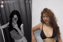 "Hot girl boxing" Khả Ngân khoe ảnh "mặc như không mặc" gây chú ý