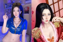 Gái xinh cosplay One Piece khoe vòng 1 quyến rũ