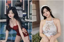 Gái xinh 9X với điểm nhấn "mặt học sinh thân hình phụ huynh"