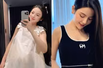 Vợ Quang Hải về dáng thần tốc sau sinh, netizen xin vía