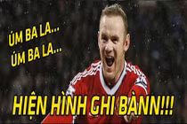 Ảnh chế bóng đá: Rooney hiện hình để khỏi bị “đá đít“