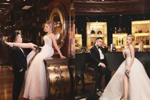 Trần Thanh Tâm và chồng CEO tung ảnh cưới "chẳng giống ai"