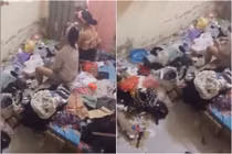 Cô gái gây sốc ra ngoài thơm phúc, về phòng bẩn như bãi rác