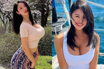 "Kim Kardashian phương Đông" sở hữu đường cong “sóng thần” quyến rũ